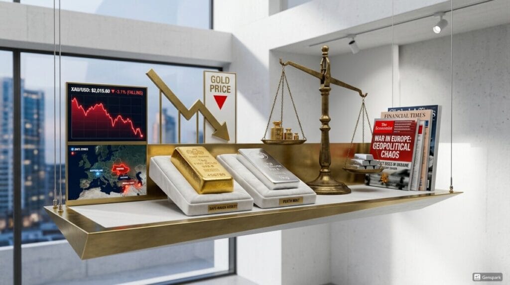 금값 하락 이유